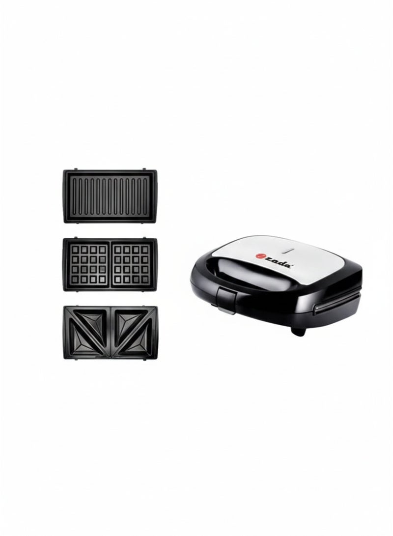 Zada Waffle Maker 3*1 Sandwich Maker - Waffle Maker - Grill ZWF-803 - Image 1